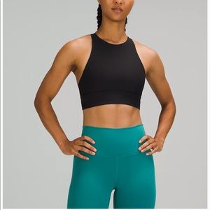 Lululemon Energy Bra high neck ribbed